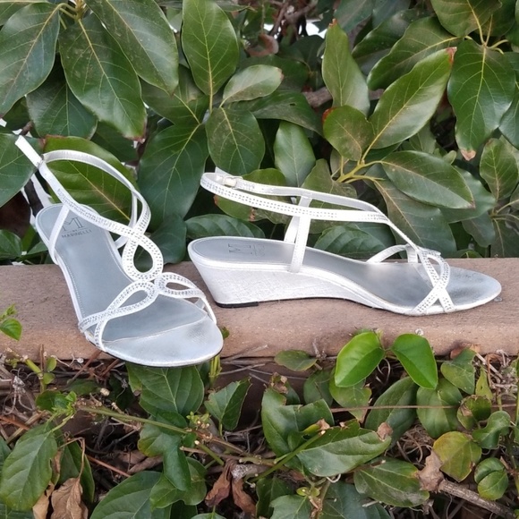M by Marinelli Shoes - M by Marinelli Silver Sandal Wedges